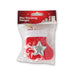 Mini Christmas Star Stocking Hanger Decoration Assorted Colours Christmas Decoration FabFinds Silver  