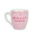 Sunday Vibes Pink Hugga Mug Mugs FabFinds   