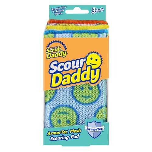 Scrub Daddy Scouring Pad Pack of 3 Cloths, Sponges & Scourers Scrub Daddy   