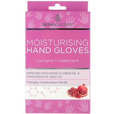 Skin Academy Moisturising Hand Gloves Rose Flower & Pomegranate Oil Hand Care skin academy   