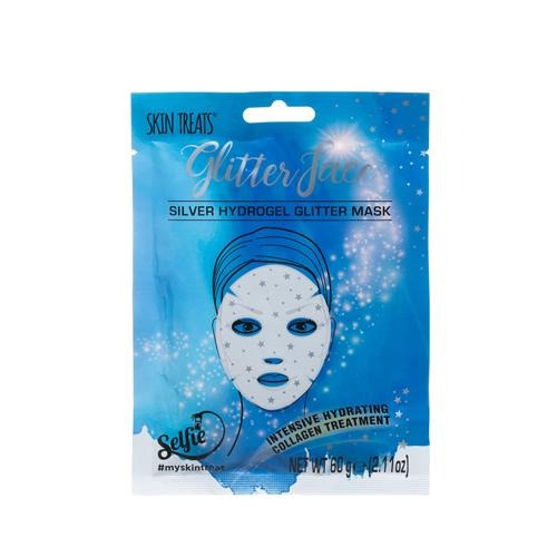 Skin Treats Glitter Blue Hydrogel Face Mask 60g Face Masks skin treats   
