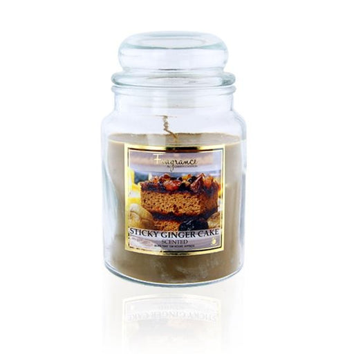 Fragrance Sticky Ginger Scented Jar Wax Candle 18oz Candles Liberty Candles   
