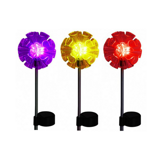 Swirl Ball LED Solar Stake Light Solar Lights FabFinds   