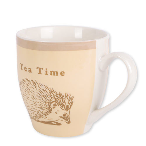 Tea Time Hedgehog Hugga Mug Mugs FabFinds   