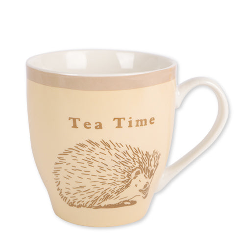 Tea Time Hedgehog Hugga Mug Mugs FabFinds   