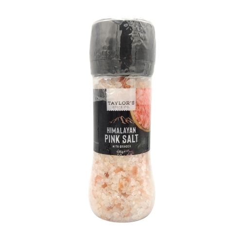 Taylor's Spice Company Himalayan Pink Salt Grinder 400g Cooking Ingredients Taylor's   