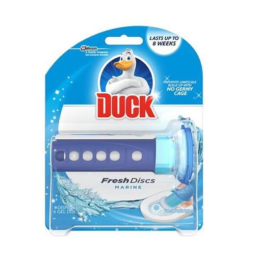 Toilet Duck Fresh Discs Marine Starter Pack 6 x 36ml Toilet Cleaners Toilet Duck   
