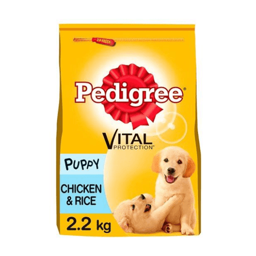 Pedigree Chicken And Rice Dry Puppy Food 2.2Kg Dog Food & Treats Pedigree   