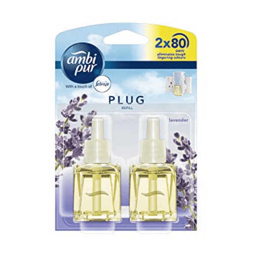 Ambi Pur Lavender with Febreze Air Freshener Plug-in Twin Refills Air Fresheners & Re-fills Ambi Pur   