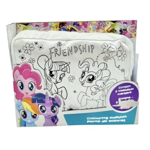 My Little Pony Colour Your Own Cushion Kids Stationery Hasbro   