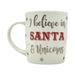 Christmas 'Believe in Santa & Unicorns' Mug Mugs FabFinds   