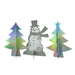 Snowman and Christmas Tree Table Decorations Christmas Decoration FabFinds   