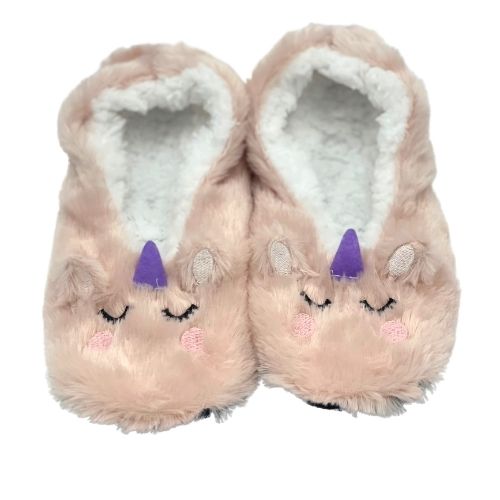 Ladies Unicorn Cosy Toes Slippers Assorted Sizes Slippers Love to Laze   