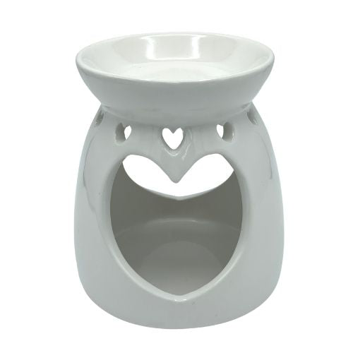 Home Collection White Heart Oil Burner 13cm Wax Melts & Oil Burners Home Collection   