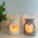 Home Collection Grey Heart Oil Burner 13cm Wax Melts & Oil Burners Home Collection   