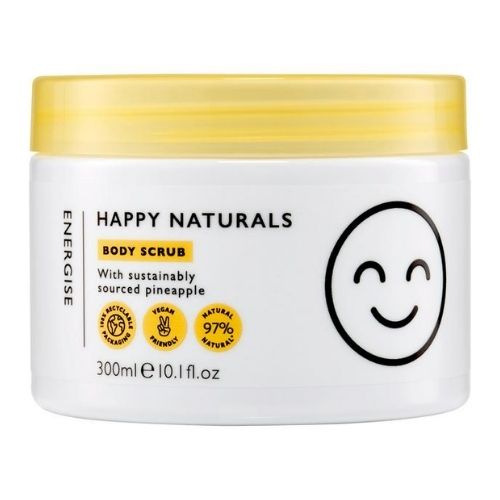 Happy Naturals Energising Body Scrubber 300ml Body Moisturisers happy naturals   