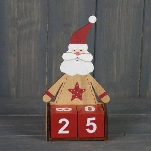 Santa Wooden Countdown to Christmas Kits (Pack of 3) Christmas Crafts