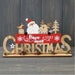 Christmas Sign with Novelty Characters Christmas Decoration The Satchville Gift Company   