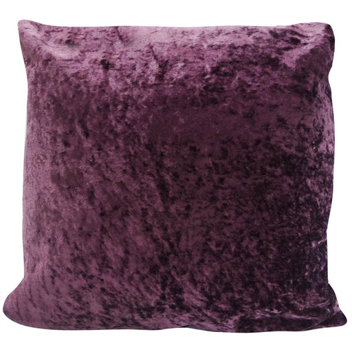 Velvet Crush Cushion 43cm Cushions FabFinds Mulberry  