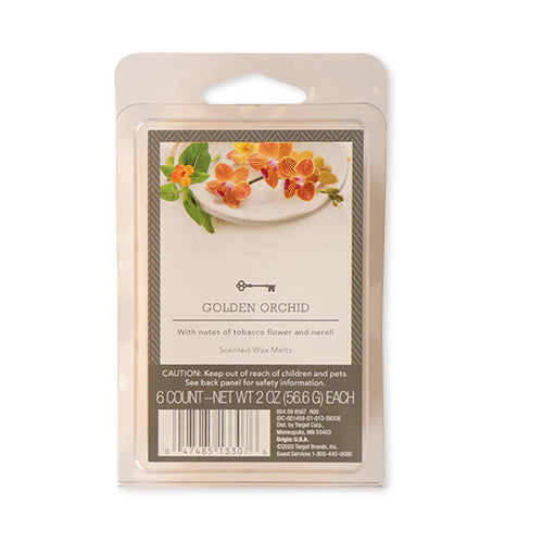 Golden Orchid Scented Wax Melts 6 Pack FabFinds