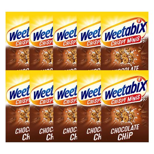Weetabix Crispy Minis Chocolate Chip Cereal 600g Case Of 10 Cereals Weetabix   