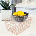 Soho Wire Storage Basket in Rose Gold Storage Baskets FabFinds   