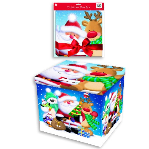 Christmas Eve Gift Box Santa & Rudolph Christmas Gift Bags & Boxes FabFinds   