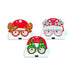 Glitter Novelty Christmas Character Glasses Assorted Designs Christmas Accessories Anker   