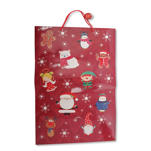 Christmas Characters Jumbo Gift Bag L29 Christmas Gift Bags & Boxes FabFinds   