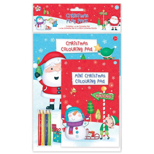 Christmas Colouring Pad Play Pack Christmas Accessories Anker   