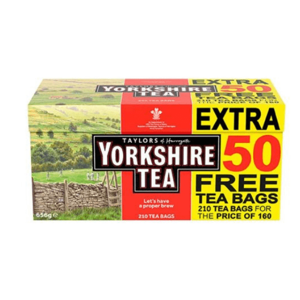 Yorkshire Tea Bags 160 with 50 Extra Free — FabFinds