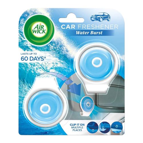 Air Wick Car Freshener Water Burst 2 Pk Vehicle Air Fresheners Air Wick   