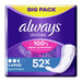 Always Dailies Large Extra Protect Pantyliners 52 Pk Feminine Sanitary Supplies Always   