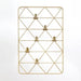 Gold Wire Wall Grid With Clips Home Decoration FabFinds   