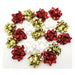 Christmas Gift Confetti Bows 20 Pack Assorted Colours Christmas Tags & Bows FabFinds Red  