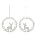 Hanging Cut Reindeer Scene Christmas Decoration Christmas Baubles, Ornaments & Tinsel FabFinds   