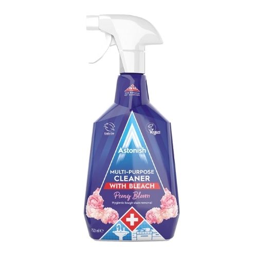 Astonish Multipurpose Cleaning Spray With Bleach Peony Bloom 750ml Multi purpose Cleaners Astonish   