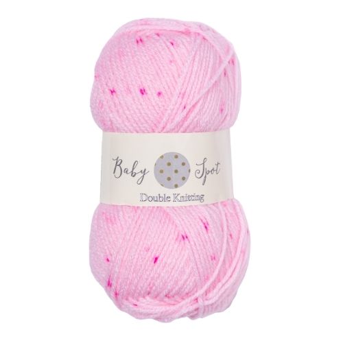 Baby Spot Double Knitting Yarn Assorted Colours 50g Knitting Yarn & Wool FabFinds Pink  