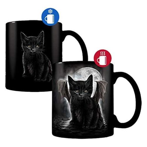 Bat Cat Heat Changing Mug 315ml Mugs Spiral Direct   