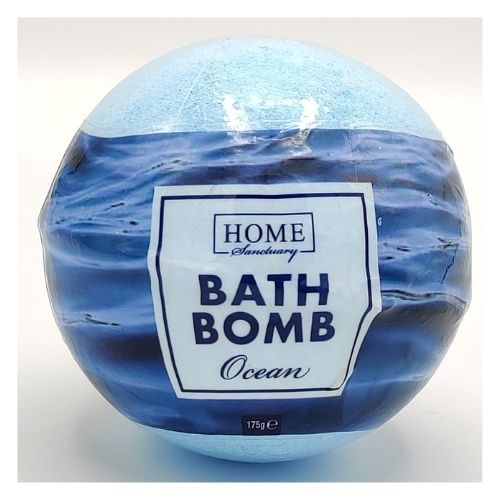 Home Sanctuary Bath Bomb Assorted Scents 175g Bath Salts & Bombs FabFinds Ocean  