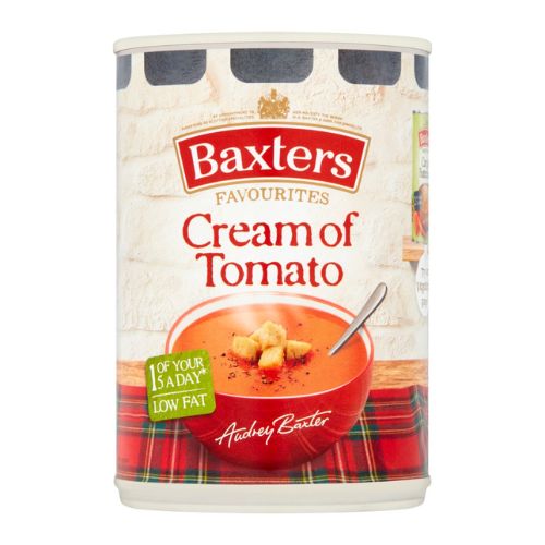 Baxters Cream Of Tomato Soup 400g Soups Baxters   