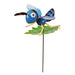 Wobbly Bee Stake Garden Decoration Assorted Colours Garden Decor FabFinds Blue  