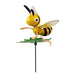 Wobbly Bee Stake Garden Decoration Assorted Colours Garden Decor FabFinds Yellow  