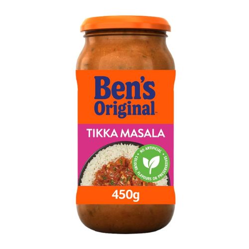 Ben's Original Tikka Masala Cooking Sauce 450g Curry Sauce Uncle Ben's   