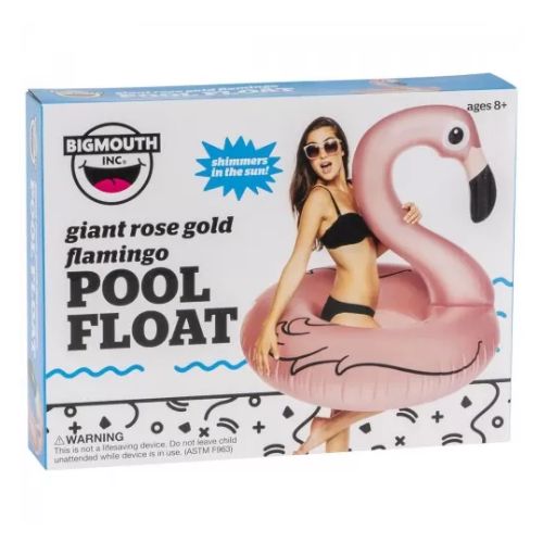 Bigmouth Inc Giant Rose Gold Flamingo Pool Float  Bigmouth Inc   
