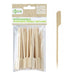 Biodegradable 40 Bamboo Paddle Skewers Kitchen Accessories Eco Connection   