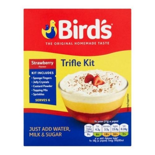 Bird's Strawberry Flavour Trifle Kit 141g Home Baking Bird's   