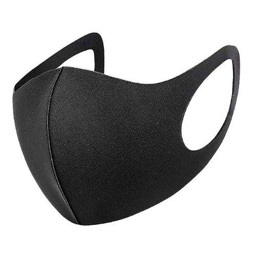 Reusable Black Hygiene Face Mask 2 Pack Hygiene Masks FabFinds   
