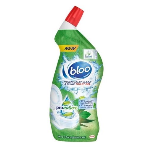 Bloo Hygienically Clean & Shine Toilet Gel Mint & Eucalyptus 700ml Toilet Cleaners Bloo   