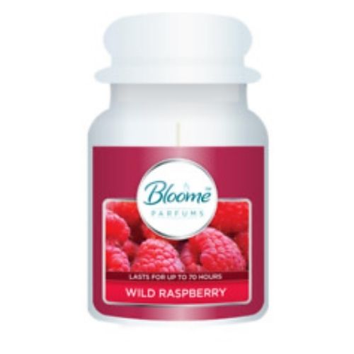 Bloome Glass Jar Candle Wild Raspberry 18oz 510g Candles bloome   